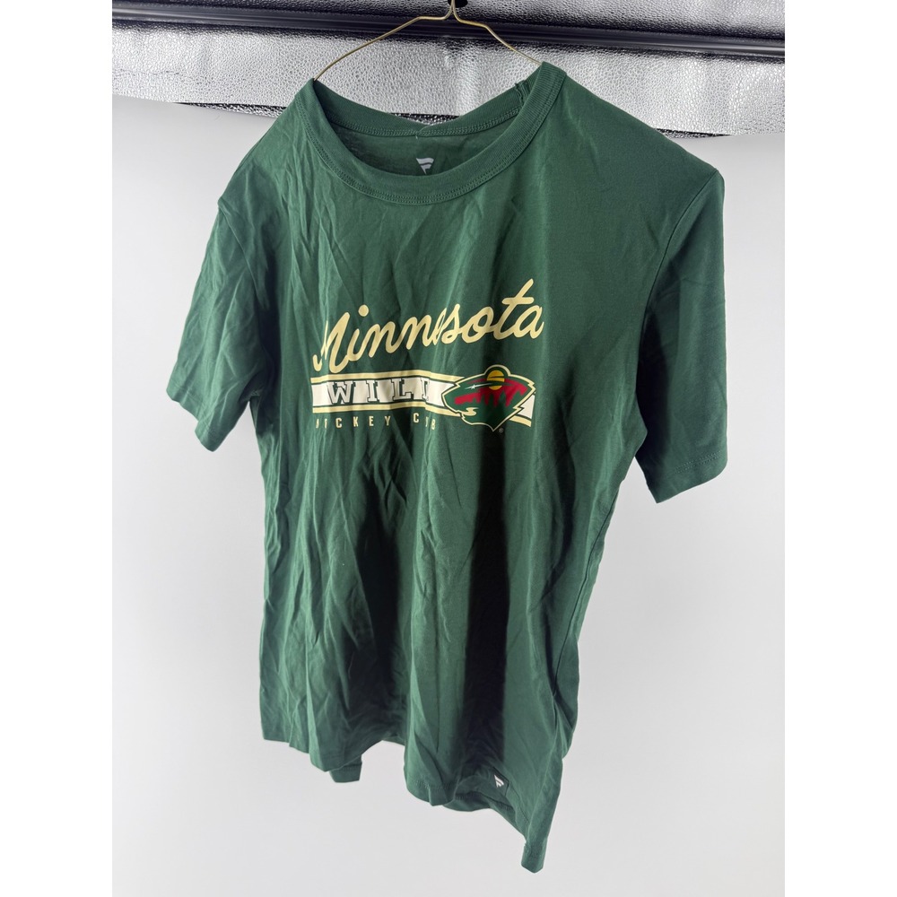 Fanatics Minnesota Wild Hockey Club Graphic T-Shirt Green Small NWT